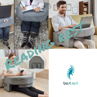 پاف و میز مطالعه و لب تاپ مدل reading rest